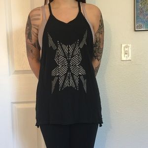 🤩Black Graphic Tank Top